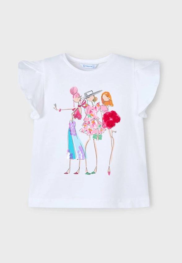 T-SHIRT DZIEWCZĘCY MAYORAL 3004