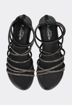 SANDAŁY DAMSKIE Z ZABUDOWANĄ PIĘTĄ HOSIS PRE5432