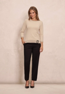 SWETER DAMSKI Z KLAMRĄ ANCORA BATINA