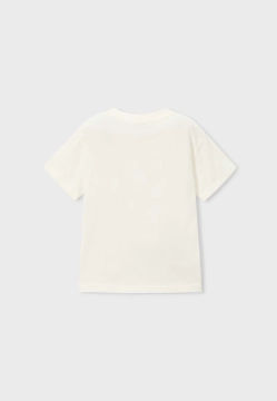 T-SHIRT CHŁOPIĘCY Z KRÓTKIM RĘKAWEM I NADRUKIEM MAYORAL 3077