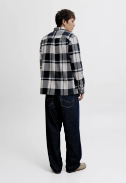 KOSZULA MĘSKA Z DŁUGIM RĘKAWEM W KRATĘ  JACK & JONES 12286804