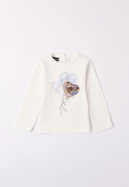 T-SHIRT DZIEWCZĘCY Z NADRUKIEM SARABANDA O 7286