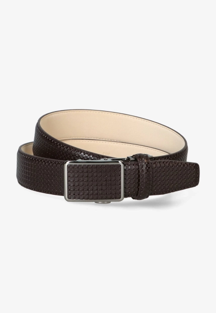 ELEGANCKI PASEK MĘSKI ZE SKÓRY NATURALNEJ ANTHONI CROWN 37KR40