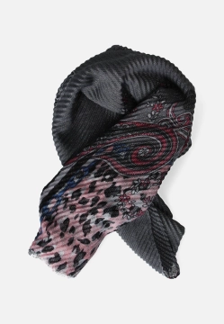 SZAL DAMSKI PRZEPLATANY METALICZNĄ NICIĄ COVERI COLLECTION 252204