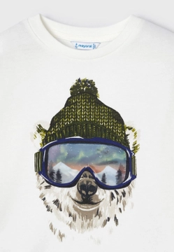 T-SHIRT CHŁOPIĘCY Z APLIKACJĄ MAYORAL 4036