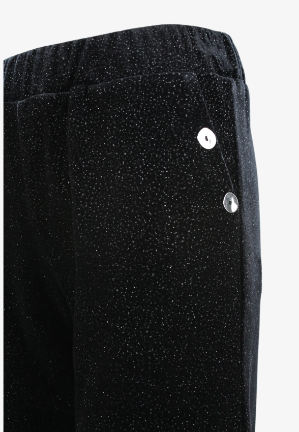 SPODNIE DAMSKIE Z BŁYSZCZĄCĄ NICIĄ MAIN & LAND NPC149398