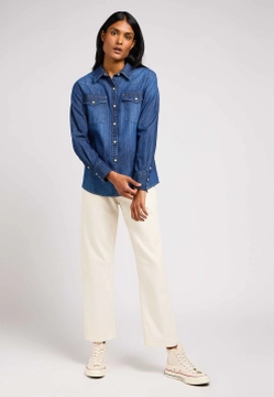 JEANSOWA KOSZULA DAMSKA LEE 112350256