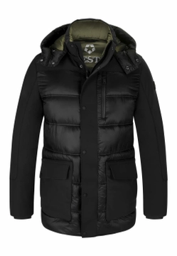 MĘSKA KURTKA PUCHOWA Z ODPINANYM KAPTUREM MILESTONE 230400 10455