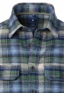 FLANELOWA KOSZULA MĘSKA Z DŁUGIM RĘKAWEM REDMOND 252135111