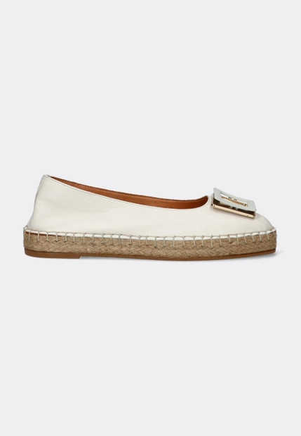 SKÓRZANE ESPADRYLE - BALERINY DAMSKIE SHOELAB 368-K607