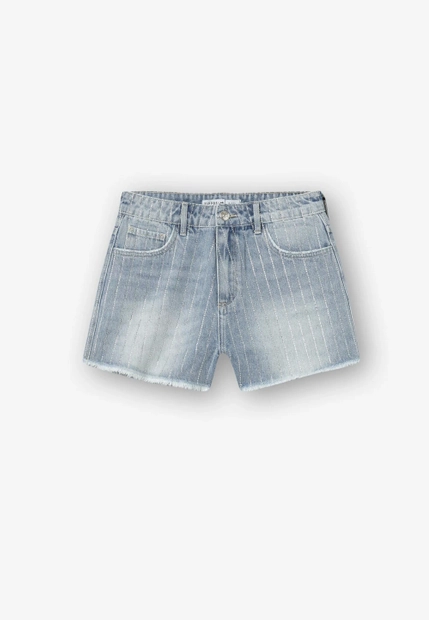 BERMUDY DAMSKIE JEANS Z CYRKONIAMI TIFFOSI 10055572