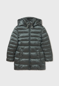 DŁUGA KURTKA PIKOWANA Z KAPTUREM DLA DZIEWCZYNKI MAYORAL 7481