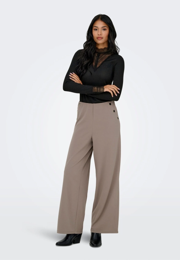 T-SHIRT DAMSKI Z KORONKOWYM WYKOŃCZENIEM ONLY 15344695