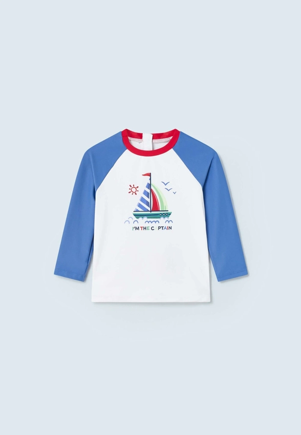 T-SHIRT CHŁOPIĘCY Z DŁUGIM RĘKAWEM ORAZ OCHRONĄ PRZECIWSŁONECZNĄ UPF 40 MAYORAL 1031