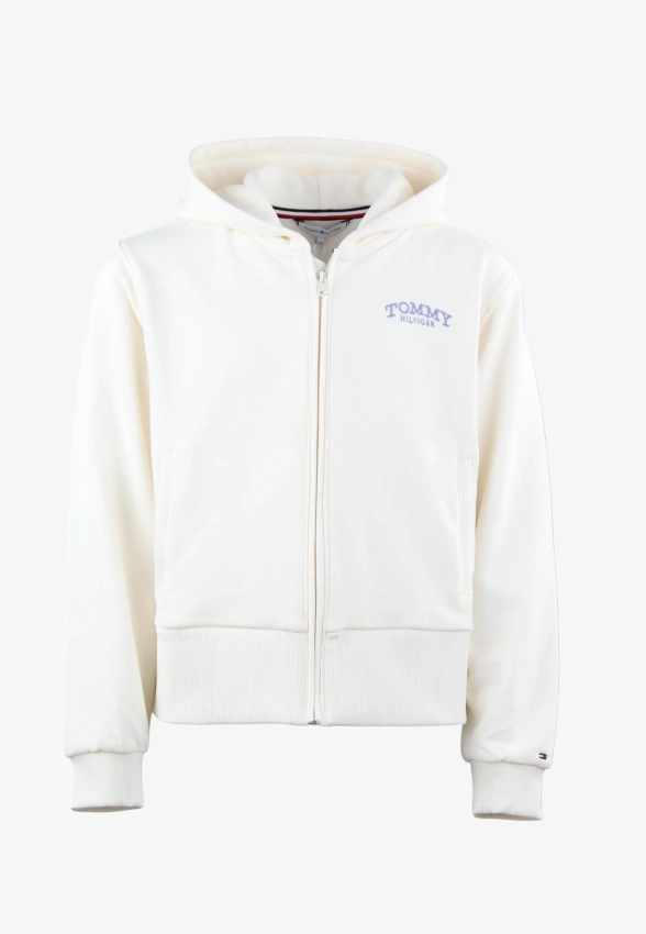 BLUZA DZIEWCZĘCA NA ZAMEK Z KAPTUREM TOMMY HILFIGER KG0KG08988