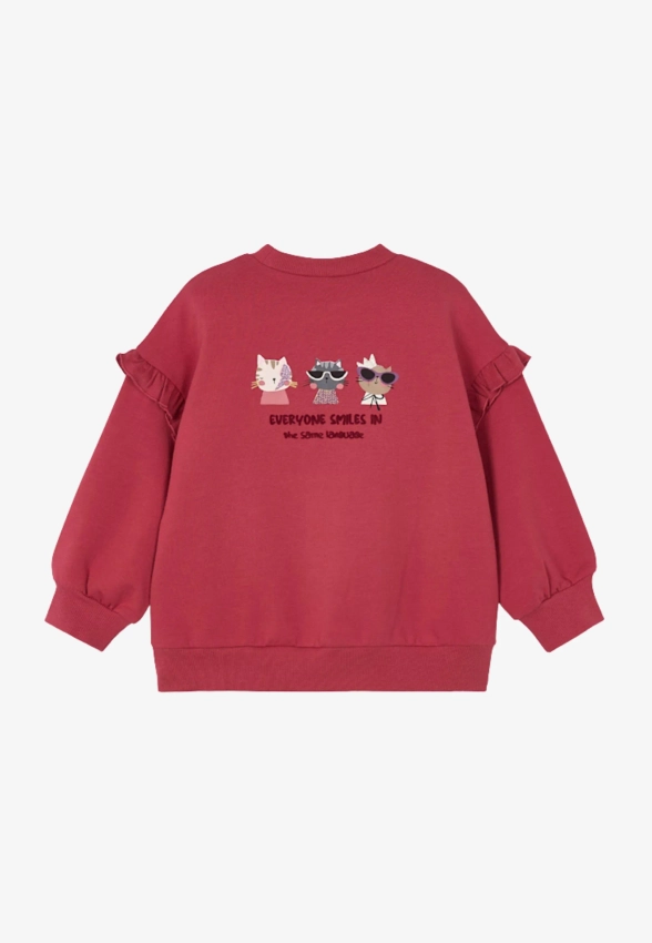 BLUZA DZIEWCZĘCA Z FALBANKAMI MAYORAL 4433
