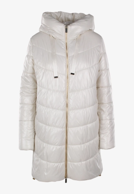 PIKOWANA KURTKA DAMSKA Z KAPTUREM FAN LEATHER 594