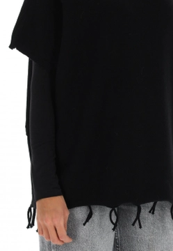 PONCZO DAMSKIE Z FRĘDZLAMI TU PER TU WT7104