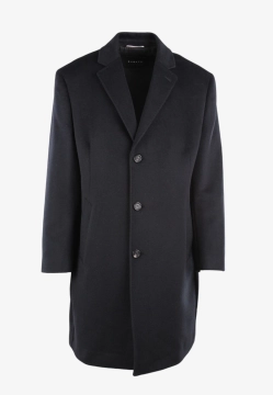 WEŁNIANY JEDNORZĘDOWY PŁASZCZ MĘSKI Z DOMIESZKĄ WEŁNY BUGATTI 821300 84240