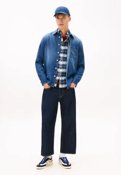 KOSZULA MĘSKA JENSOWA Z DŁUGIM RĘKAWEM TOMMY JEANS DM0DM22303