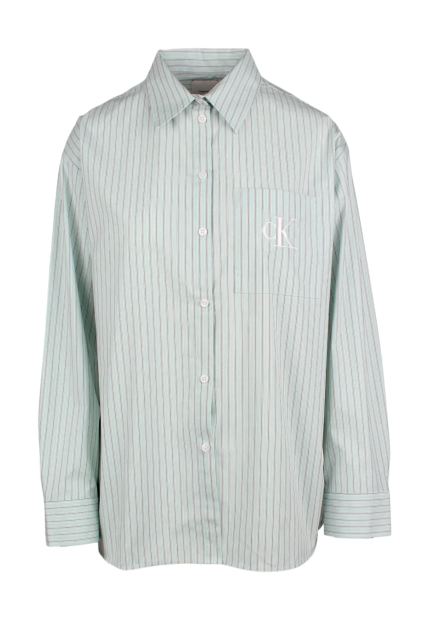 KOSZULA DAMSKA Z DŁUGIM RĘKAWEM W PASY CALVIN KLEIN LV044D170G