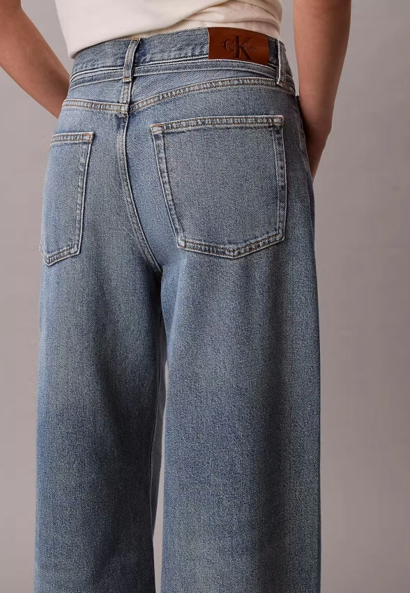 SPODNIE DAMSKIE JENS LOW RISE BAGGY CALVIN KLEIN LV047E753G