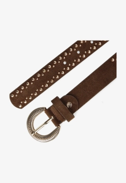 PASEK DAMSKI OZDOBIONY ĆWIEKAMI CTLD-754