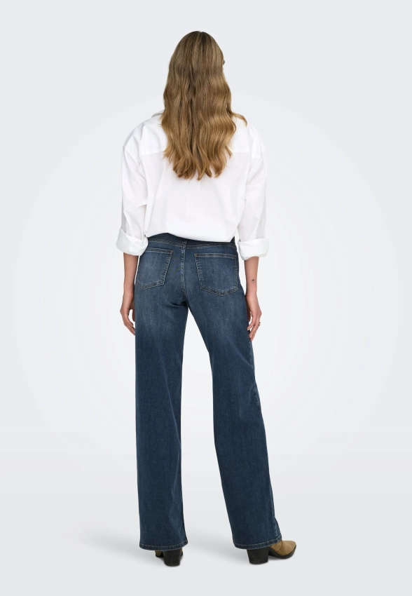 JEANSY DAMSKIE Z SZEROKIMI PROSTYMI NOGAWKAMI ONLY 15339459