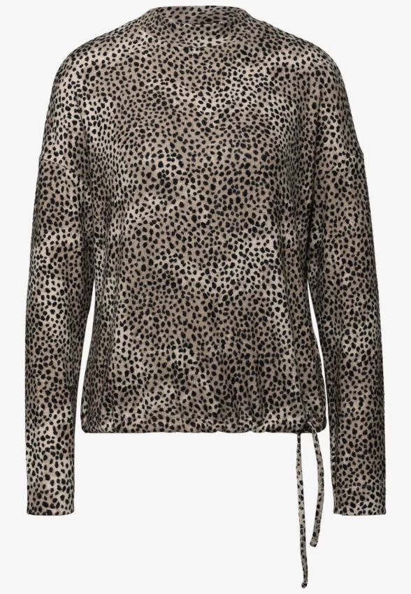 SWETER DAMSKI W PANTERKĘ Z WISKOZY STREET ONE 4 QR324183