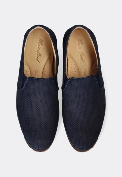 SKÓRZANE MOKASYNY MĘSKIE MAIN & LAND X584