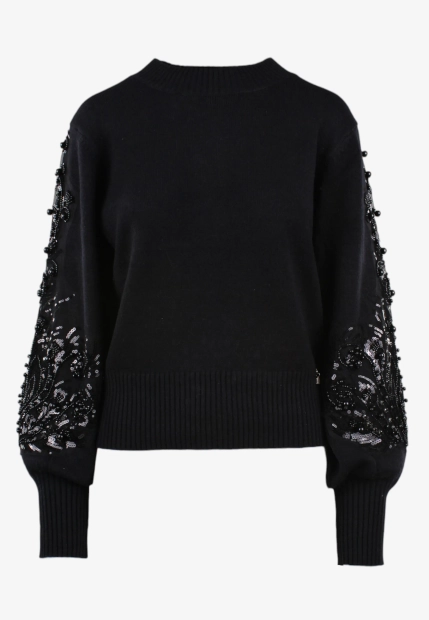 SWETER DAMSKI Z OZDOBNYMI APLIKACJAMI ARTIGLI ACMA002804