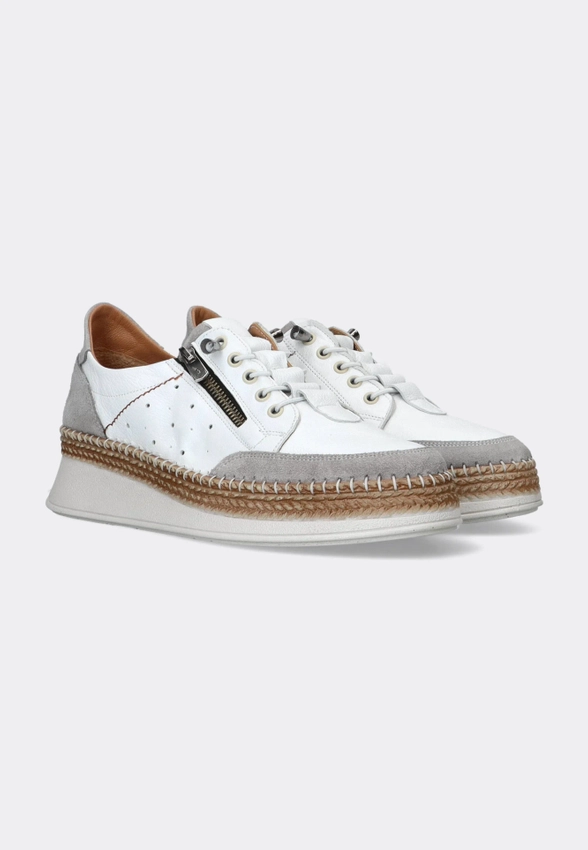 SKÓRZANE SNEAKERSY DAMSKIE NA KOTURNIE LORETTA VITALE Z364