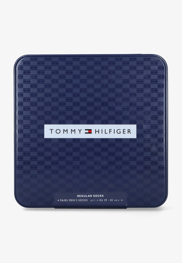 SKARPETY WYSOKIE 4 PARY W PUDEŁKU PRODUCENTA TOMMY HILFIGER 701235375C
