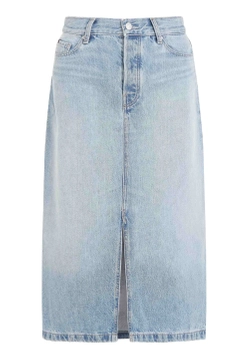 SPÓDNICA JEANSOWA MIDI Z WYSKOIM STANEM TOMMY HILFIGER WW0WW42882