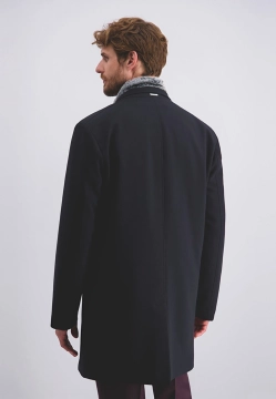 PŁASZCZ MĘSKI Z ODPINANĄ WASTAWKĄ Z FUTRZANYM KOŁNIERZEM PIERRE CARDIN C8 10183 0122