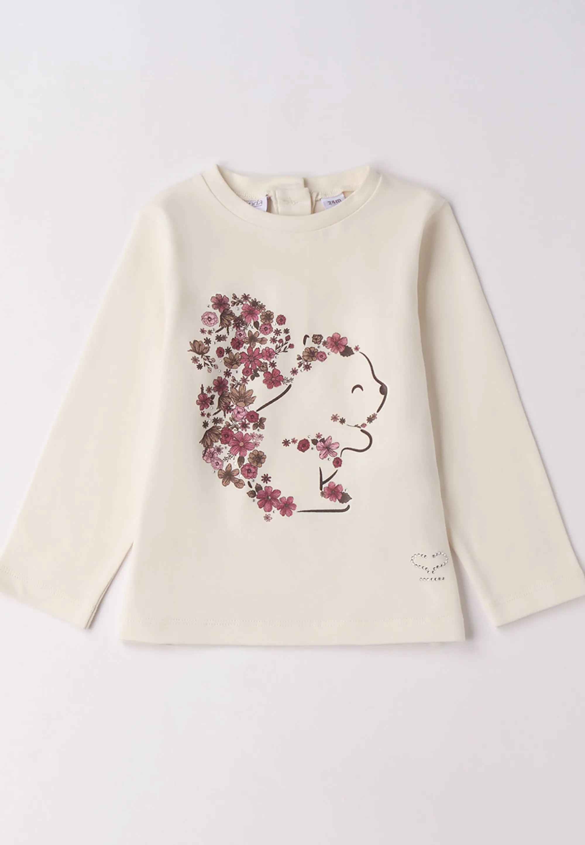 T-SHIRT DZIEWCZĘCY Z NADRUKIEM SARABANDA O F311