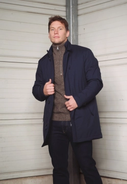 LEKKI PŁASZCZ MĘSKI JUPITER 61421 0165