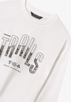 T-SHIRT CHŁOPIĘCY Z WYPUKŁYM NADRUKIEM MAYORAL 7007