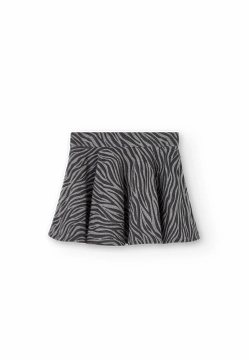 SPÓDNICA DZIEWCZĘCA Z WELUROWYMI LAMPASAMI BOBOLI 725048