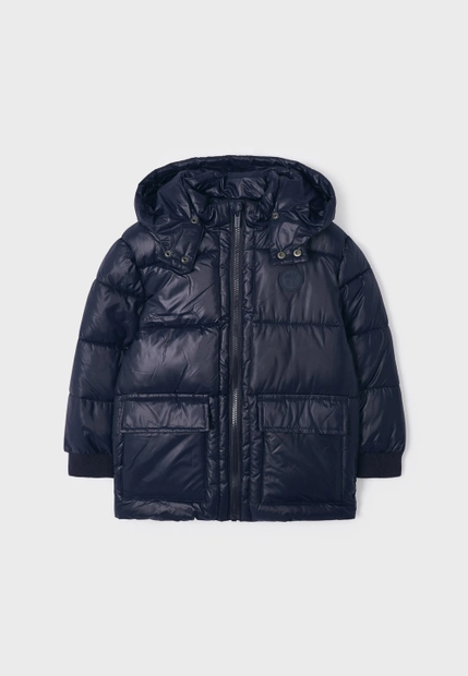 KURTKA CHŁOPIĘCA PIKOWANA Z ODPINANYM KAPTUREM MAYORAL 4466