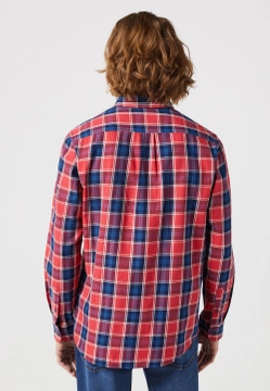 KOSZULA MĘSKA Z DŁUGIM RĘKAWEM W KRATĘ WRANGLER 112350396