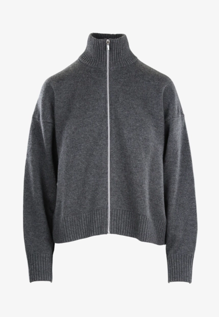 SWETER DAMSKI ZAPINANY NA ZAMEK BŁYSKAWICZNY Z DOMIESZKĄ WEŁNY I KASZMIRU PENNYBLACK ANTARES