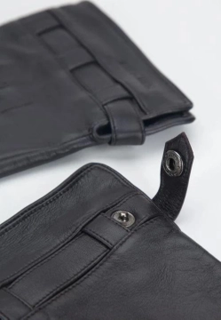 MĘSKIE RĘKAWICZKI SKÓRZANE Z PASKIEM NA ZATRZASK WITTCHEN 45-6A-016-5