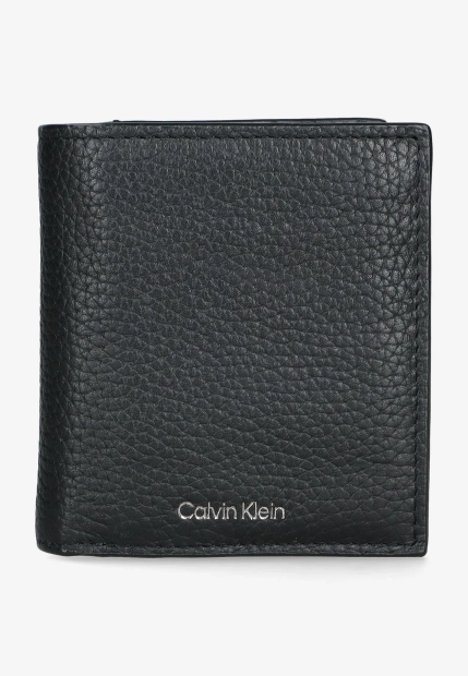 SKÓRZANY PORTFEL MĘSKI SKŁADANY NA PÓŁ RFID CALVIN KLEIN LV04D1063GC