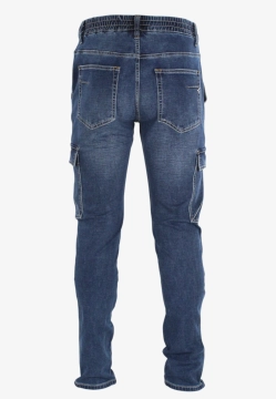 JEANSY MĘSKIE Z KIESZENIAMI CARGO KEY JEY 4953 87 1080