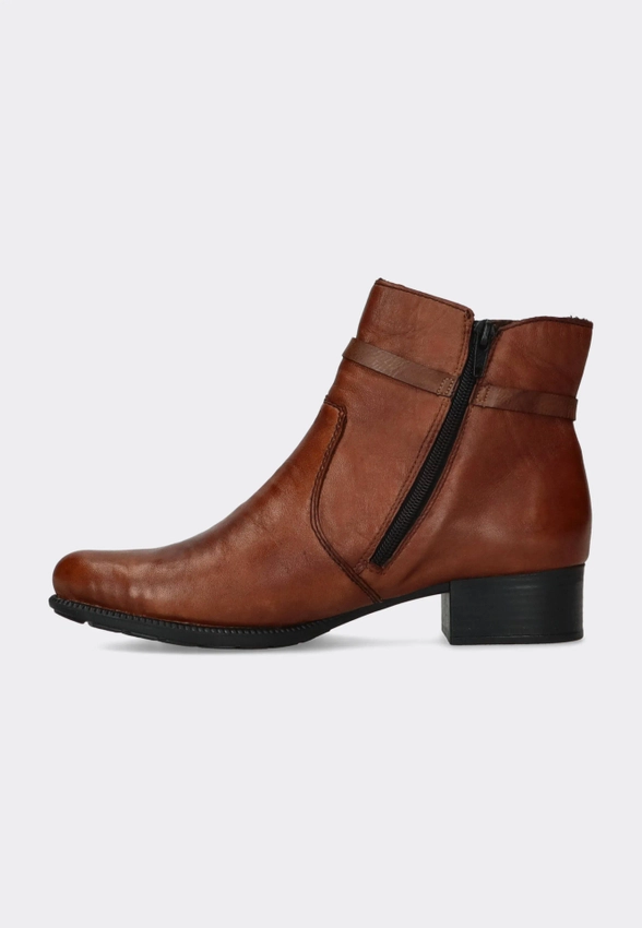 SKÓRZANE BOTKI DAMSKIE RIEKER 78676-25
