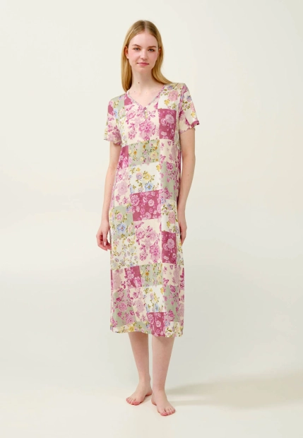 KOSZULA NOCNA DAMSKA Z MICROMADALU VAMP 23024