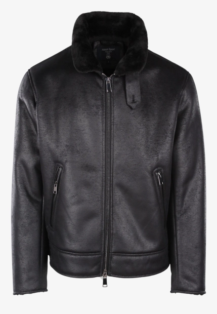 KRÓTKI KOŻUCH MĘSKI Z ZAMKIEM BŁYSKAWICZNYM ASKOT SPORT 15220123