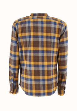 KOSZULA MĘSKA Z DŁUGIM RĘKAWEM W KRATĘ YES ZEE C809 OY00