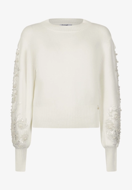 SWETER DAMSKI Z OZDOBNYMI APLIKACJAMI ARTIGLI ACMA002804